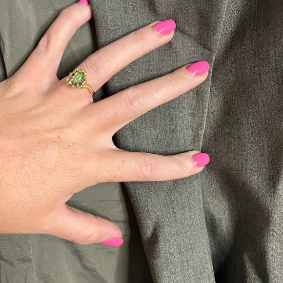 Escada Vintage Gray Button Down Long Wool Pocketed Blazer, Women’s Size 4 - Picture 8 of 10